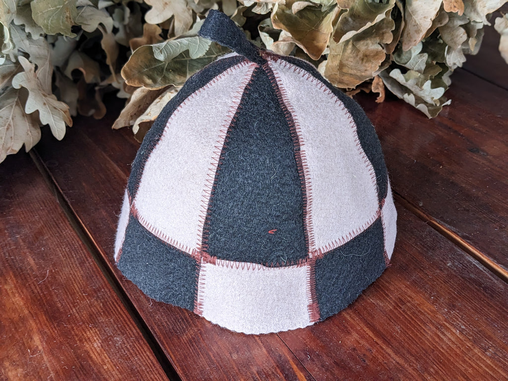 Natural felt Classic sauna hat #1