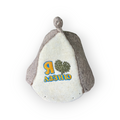 Sauna Hat “I Love Banya” – Natural Wool Felt
